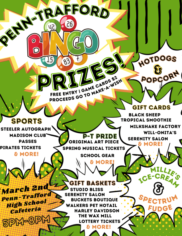 PennTrafford hosts bingo night, raising money for MakeaWish and a class The Warrior