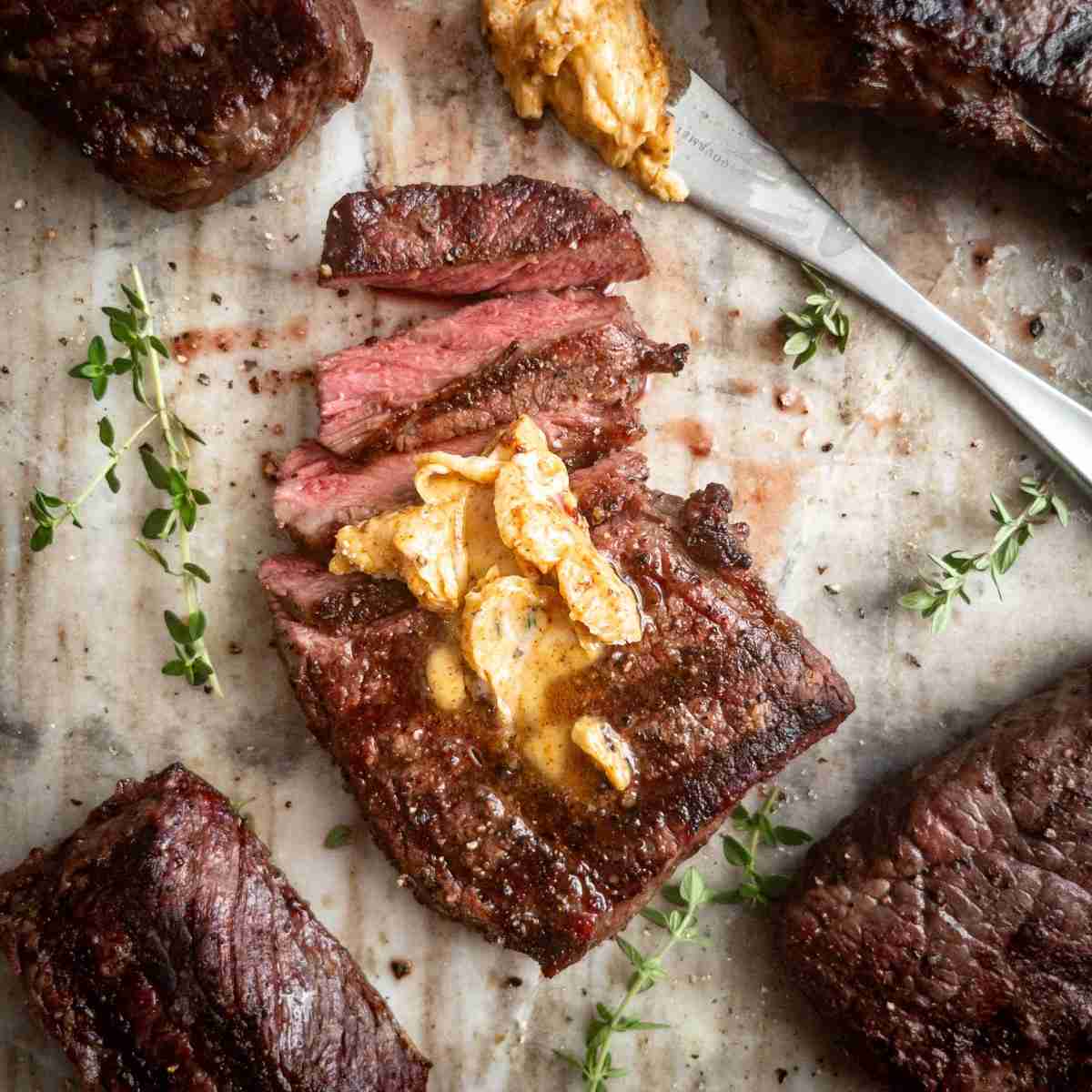 Denver Steak with Creole Butter Easy Recipe.