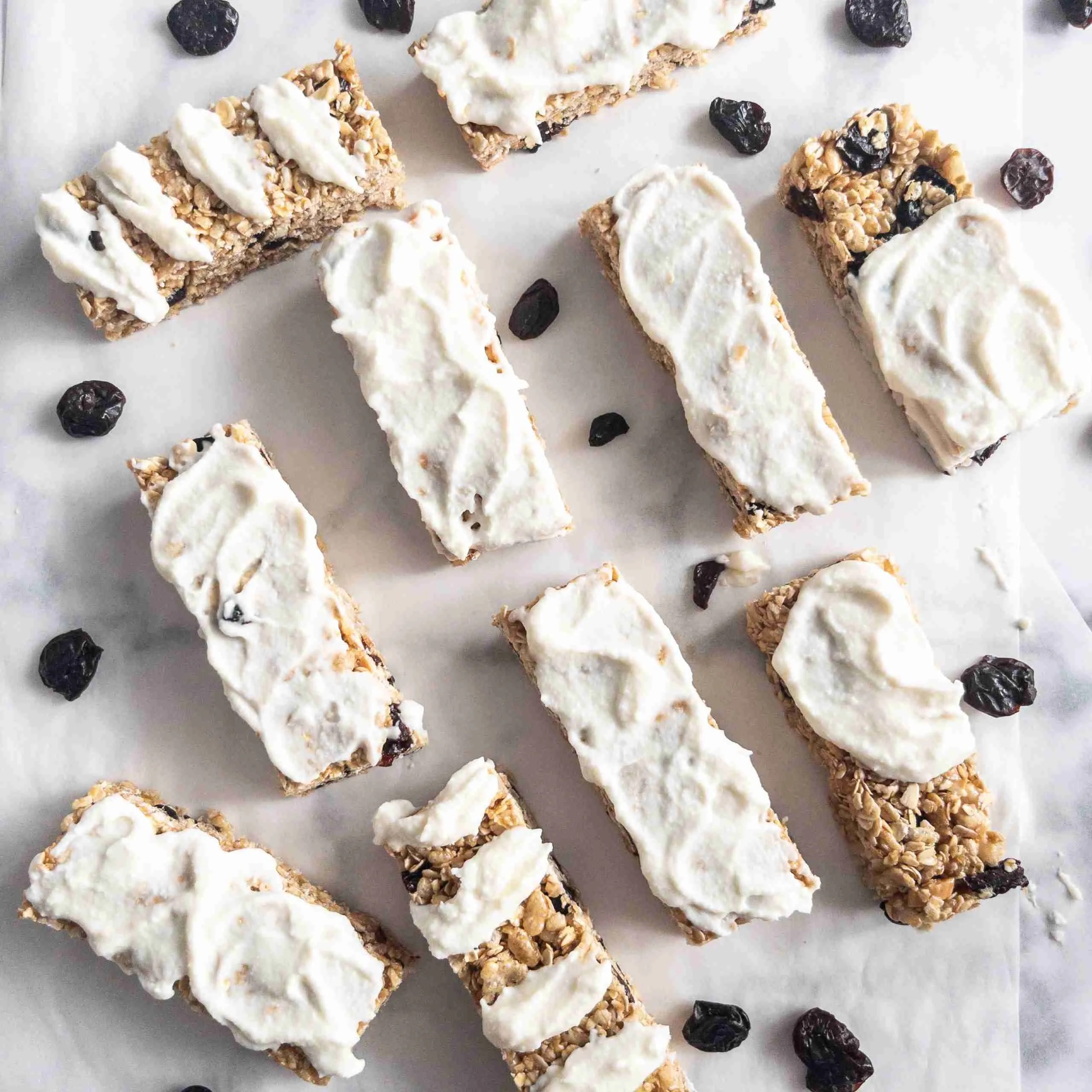Granola Yogurt Bars With Cherries & Almonds Granola Yogurt Bars With Cherries & Almonds