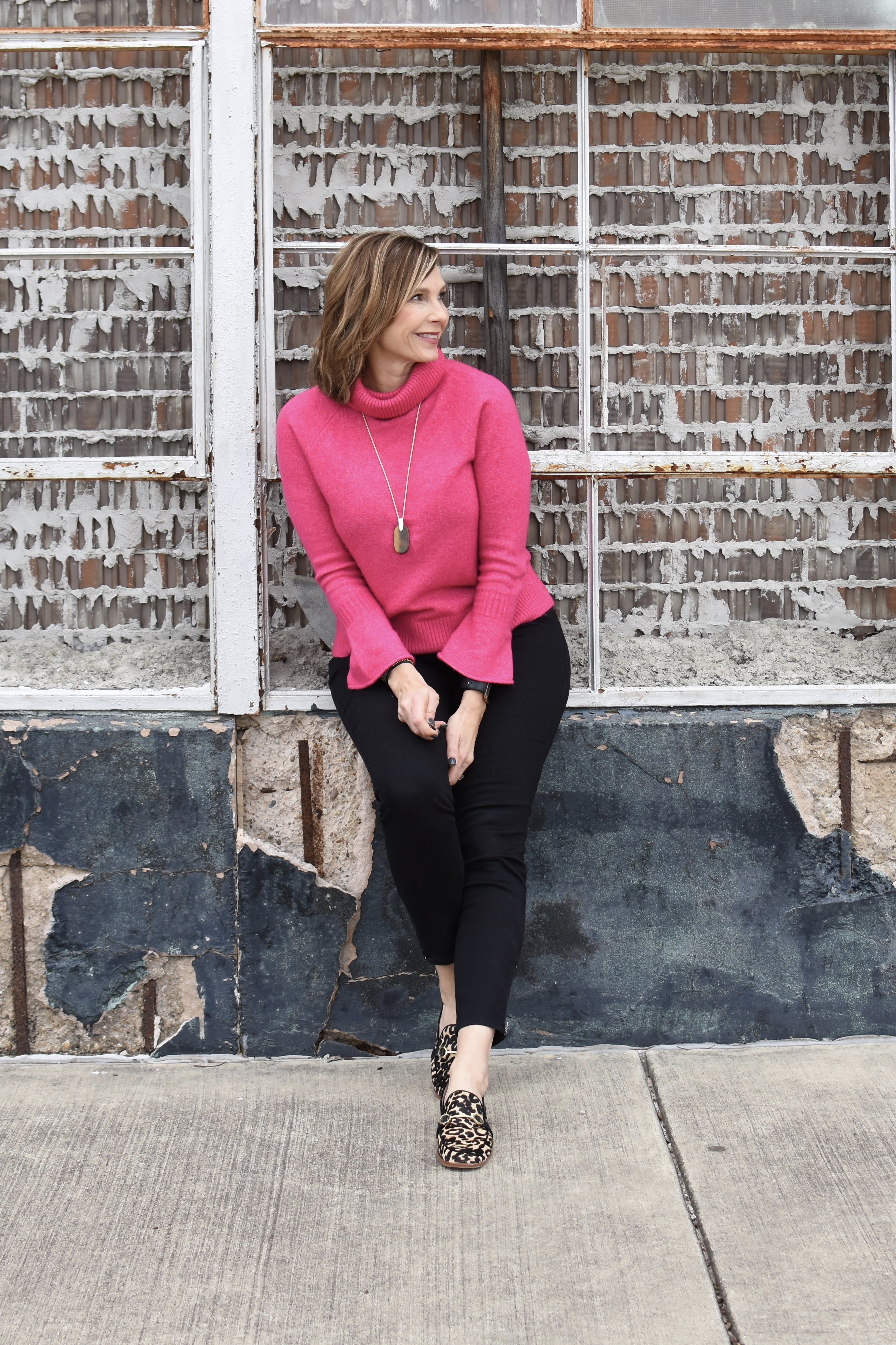 Pink Sweater #winterstyle #sweater