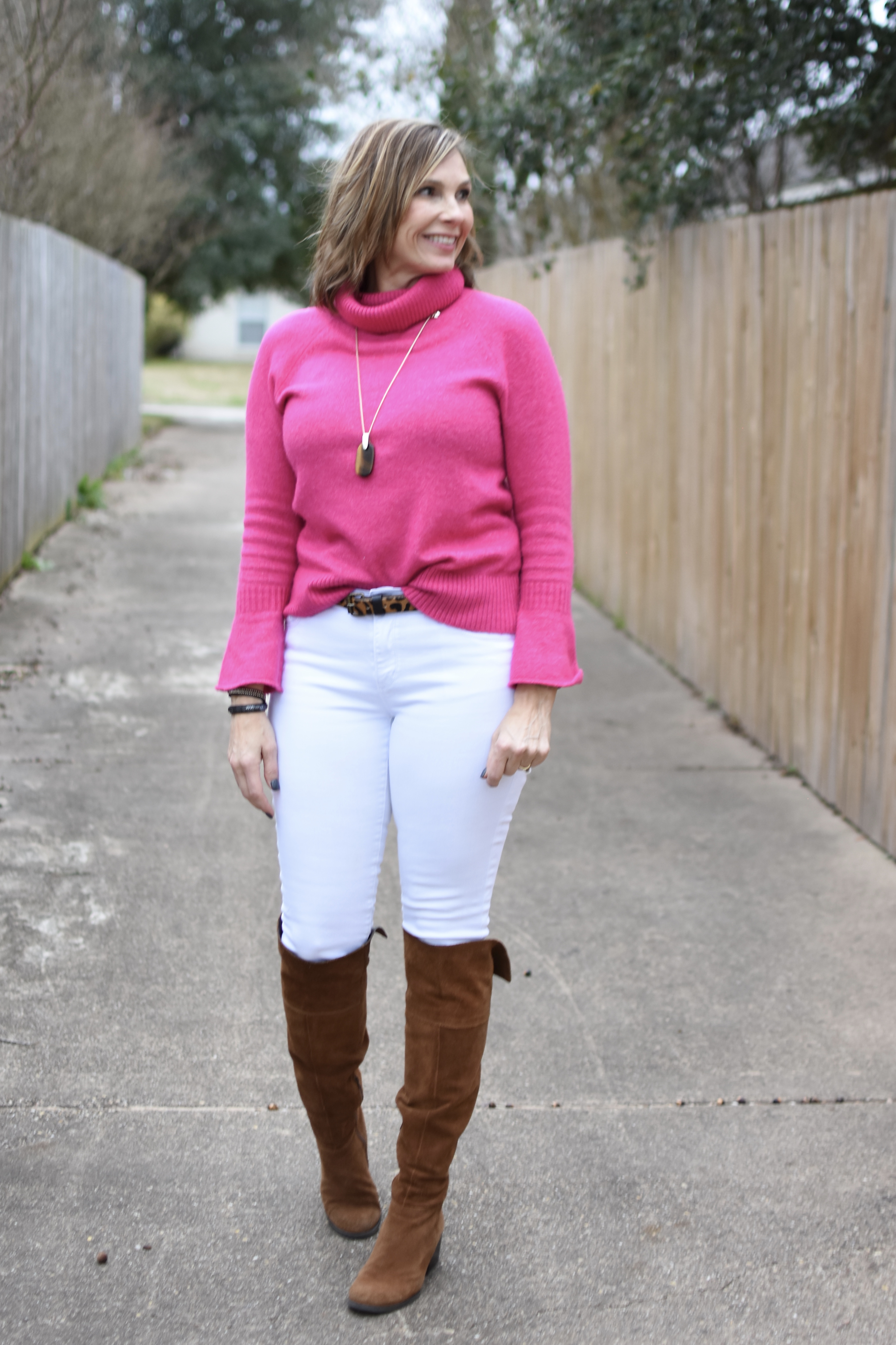 Pink Sweater #winterstyle #sweater