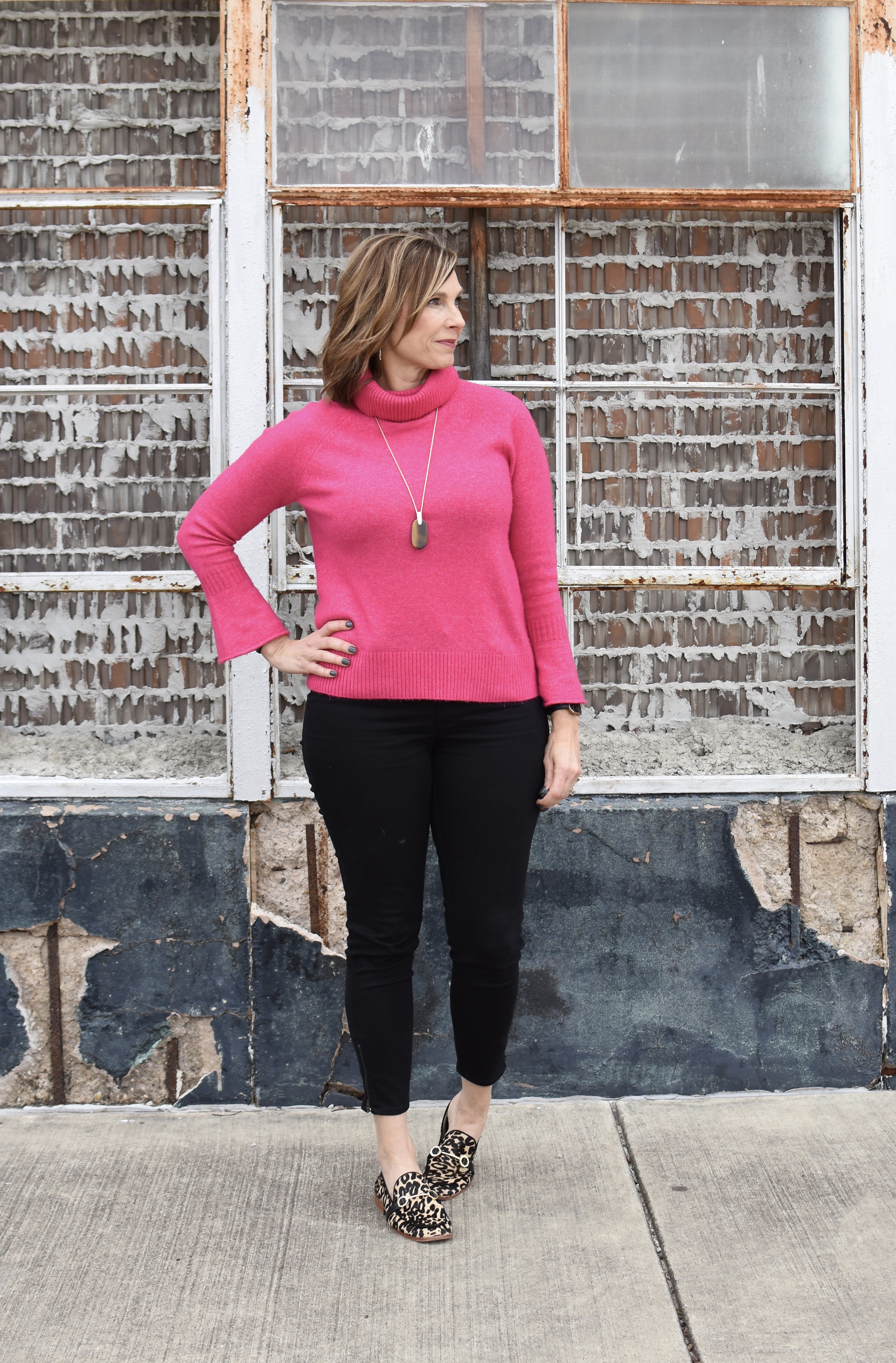 Pink Sweater #winterstyle #sweater