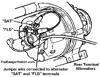 Ford Ranger Charging System - General Information, Precautions & Checking