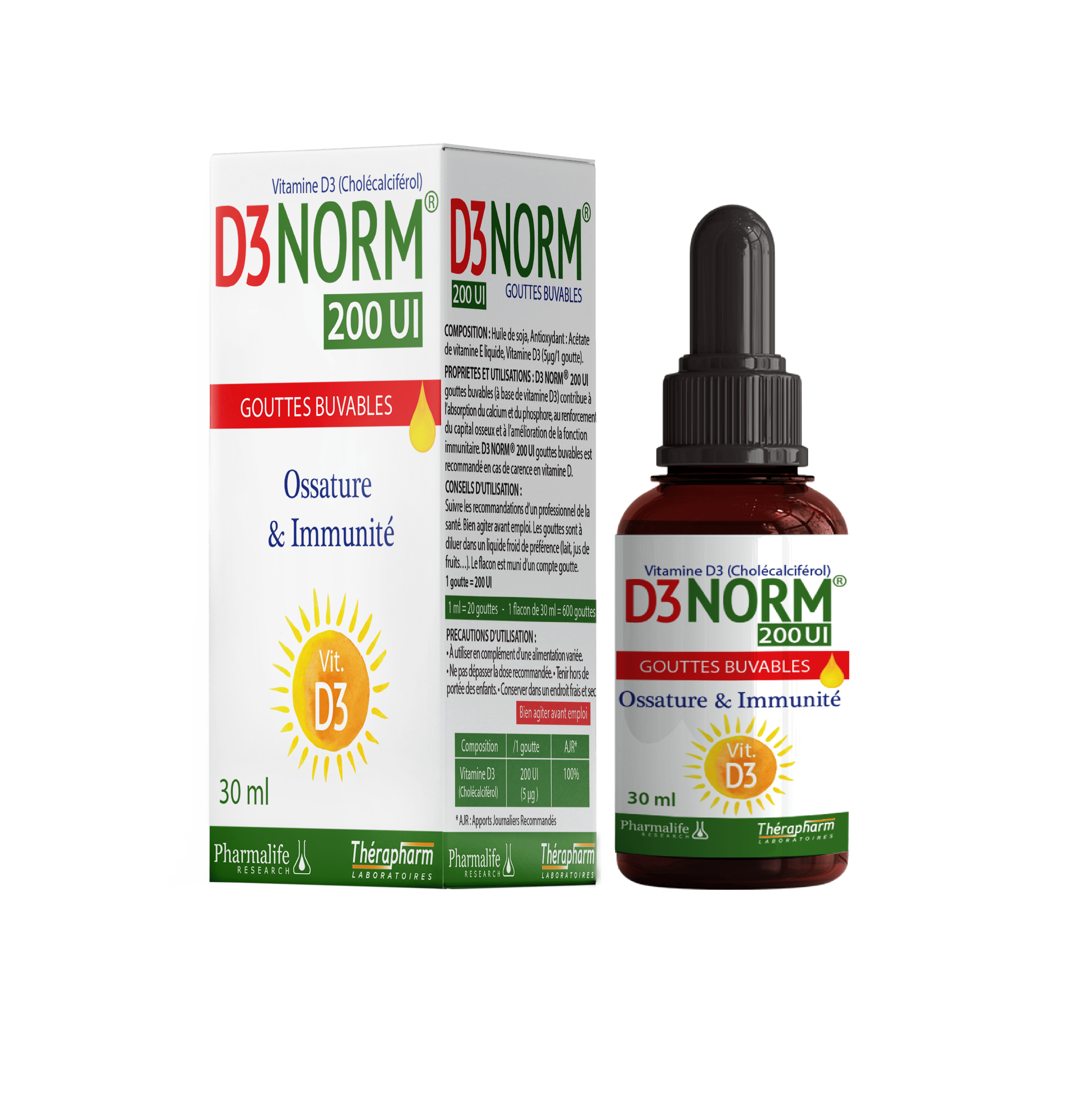 Therapharm - D3NORM ® 200 UI