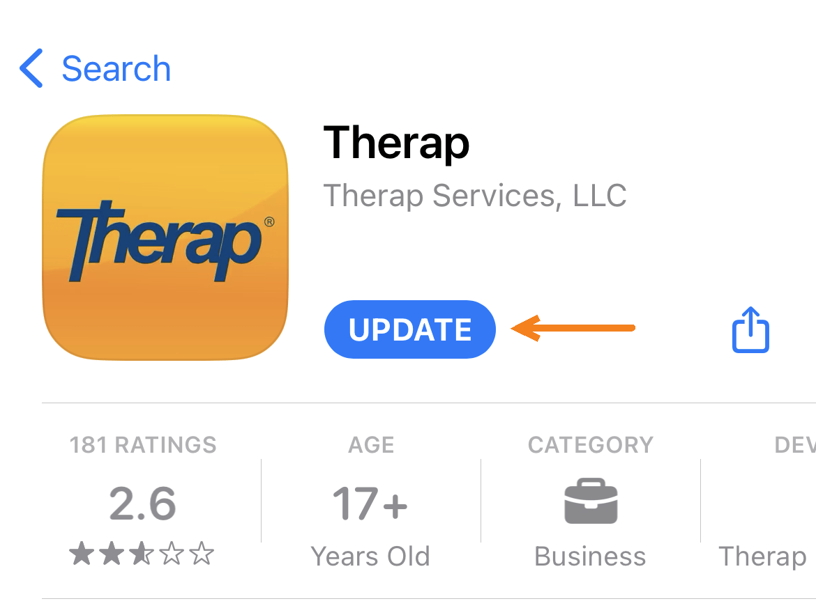 Install, Update, and Log Into the Therap Mobile App on Apple Devices