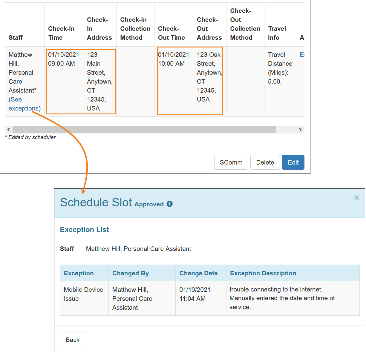 Create and Edit Schedules