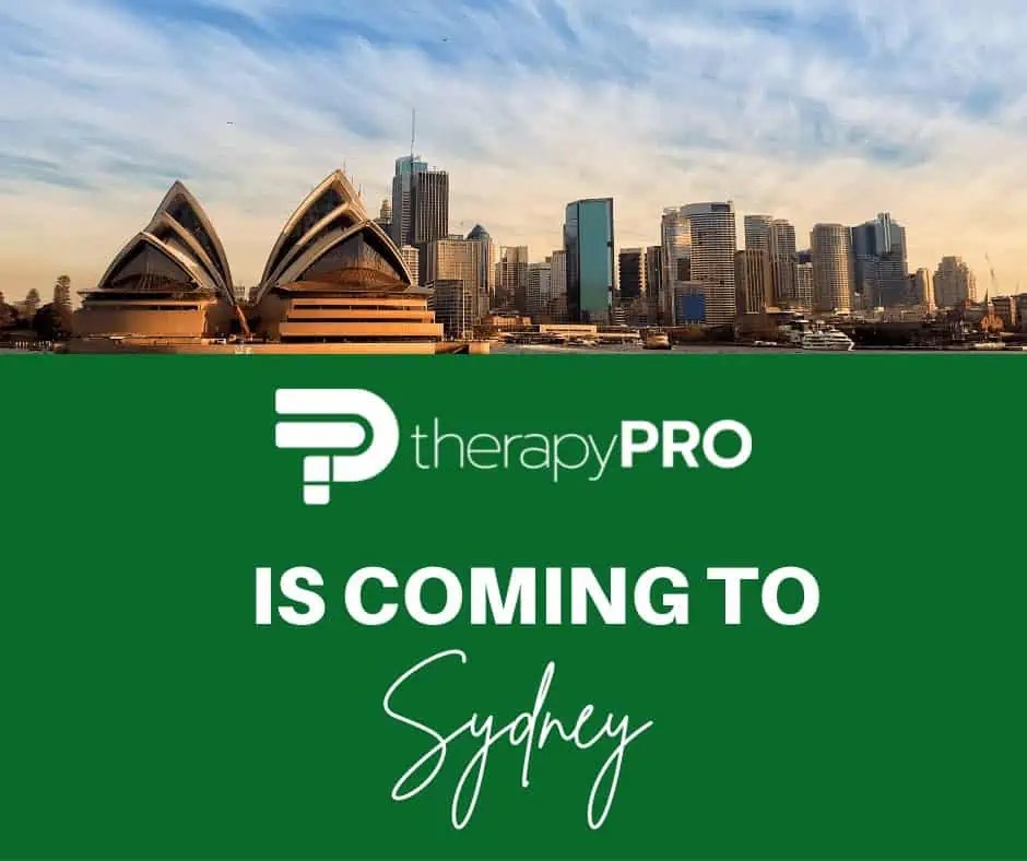 Therapy Pro is coming to Sydney Therapy Pro