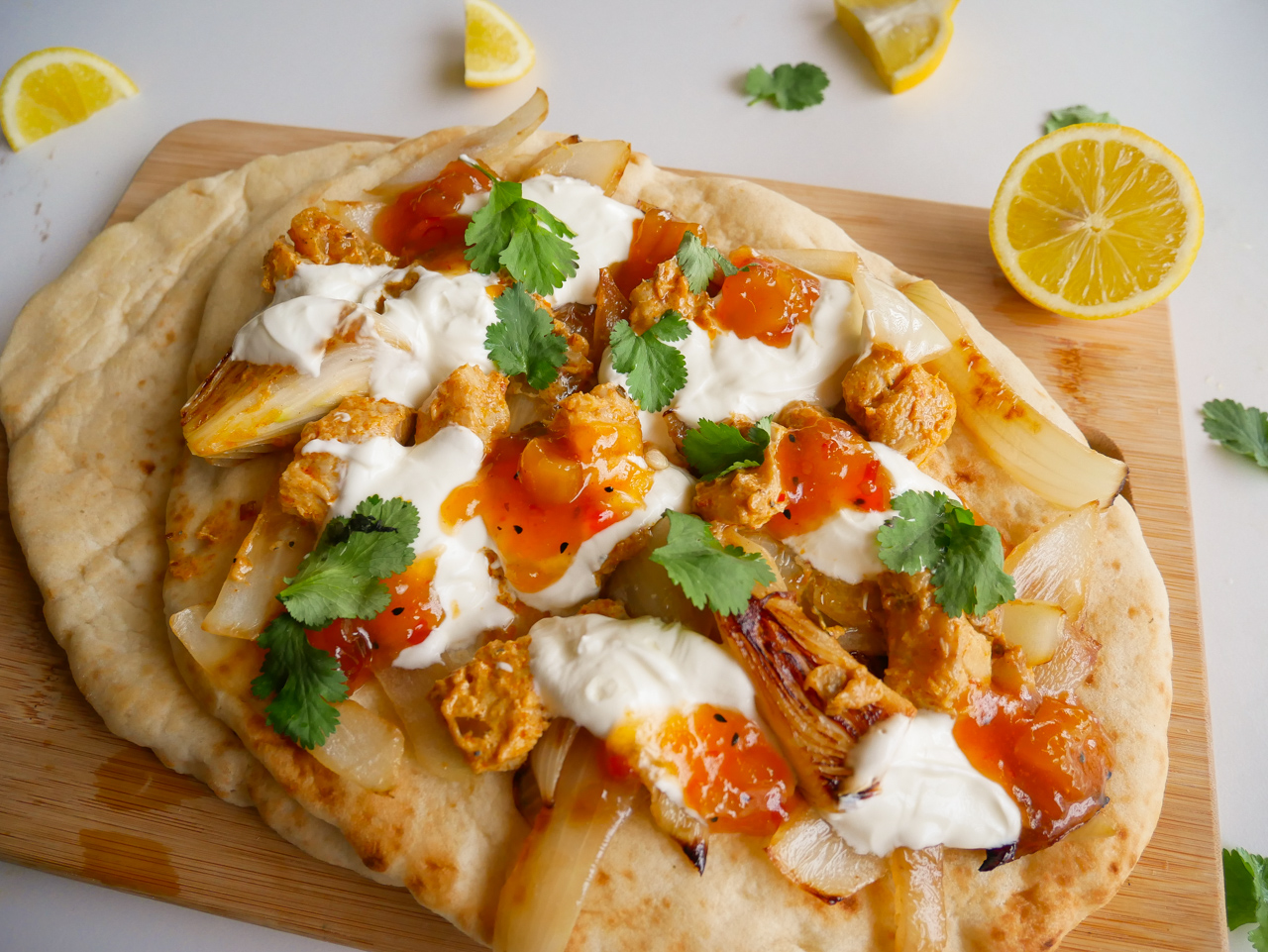 Spicy Alaska Pollock Fish & Charred Onion Flatbreads The Rare Welsh Bit