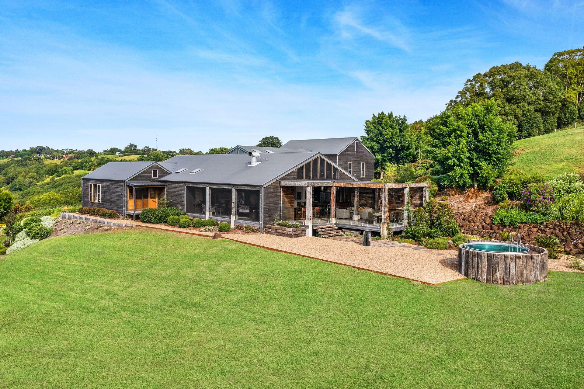 Bespoke Byron Hinterland for sale with ocean views Byron Bay Property