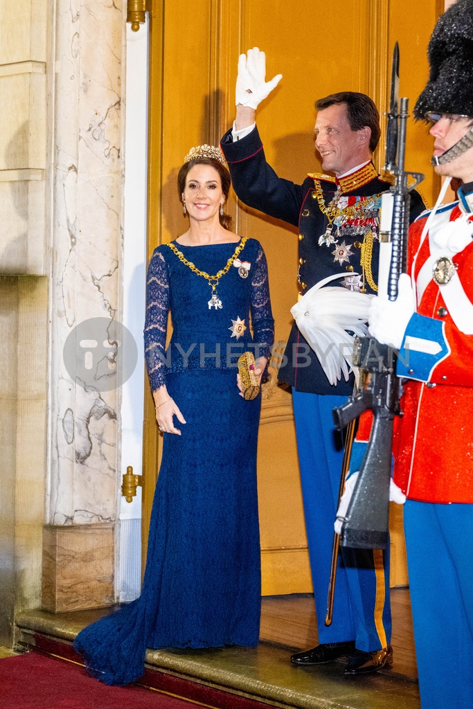 The Danish royal family attends the attends 2024 New Year Gala The