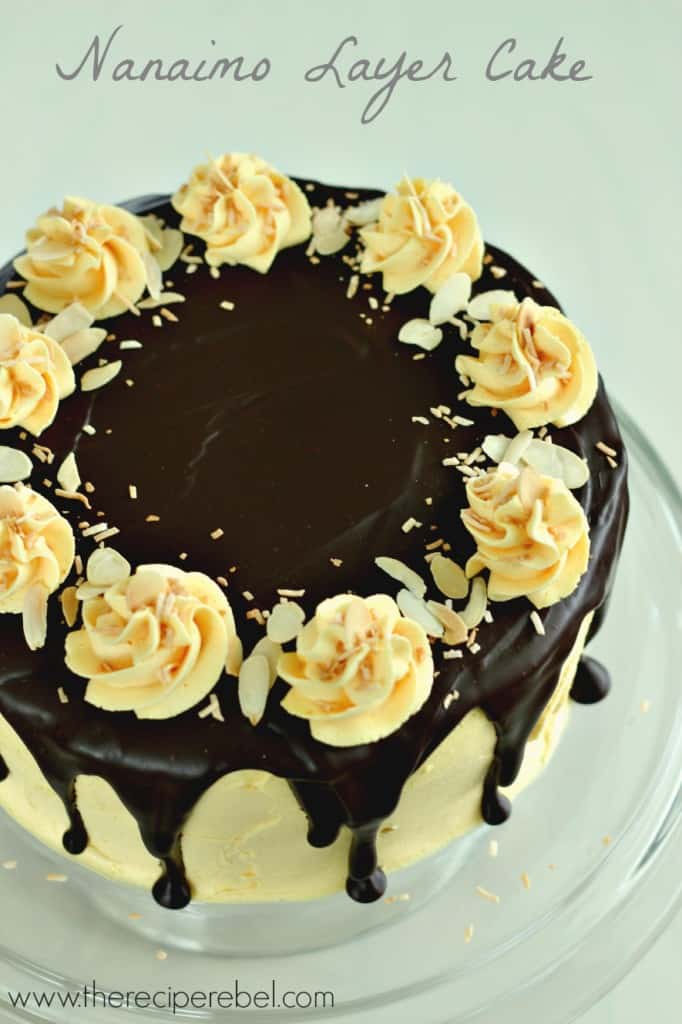Nanaimo Layer Cake The Recipe Rebel