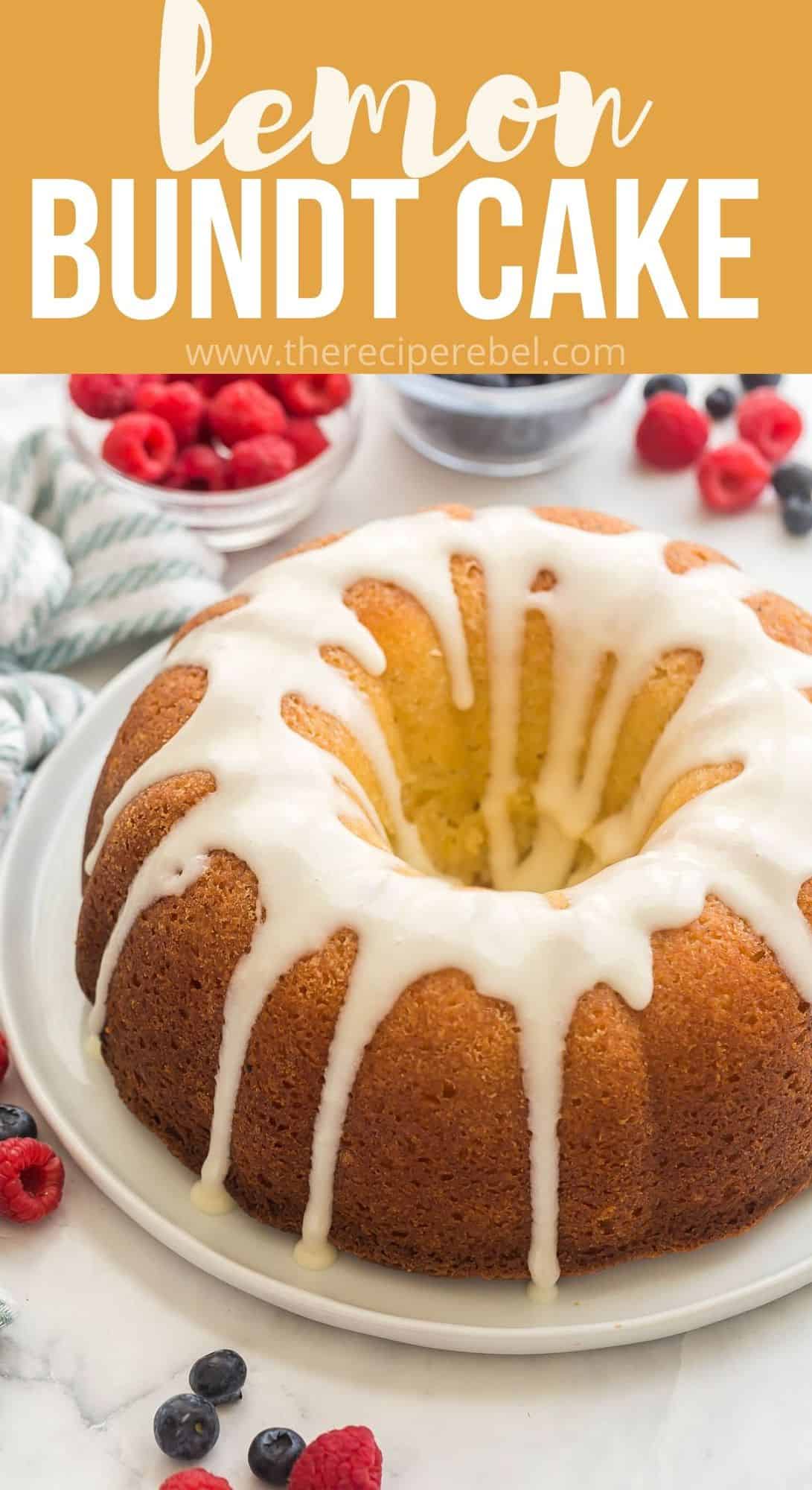 Lemon Greek Yogurt Bundt Cake rhetoricofdesign