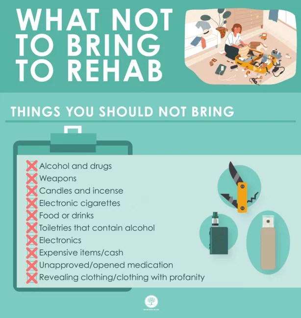 What To Bring (And What Not To Bring) To Drug and Alcohol Rehab Center