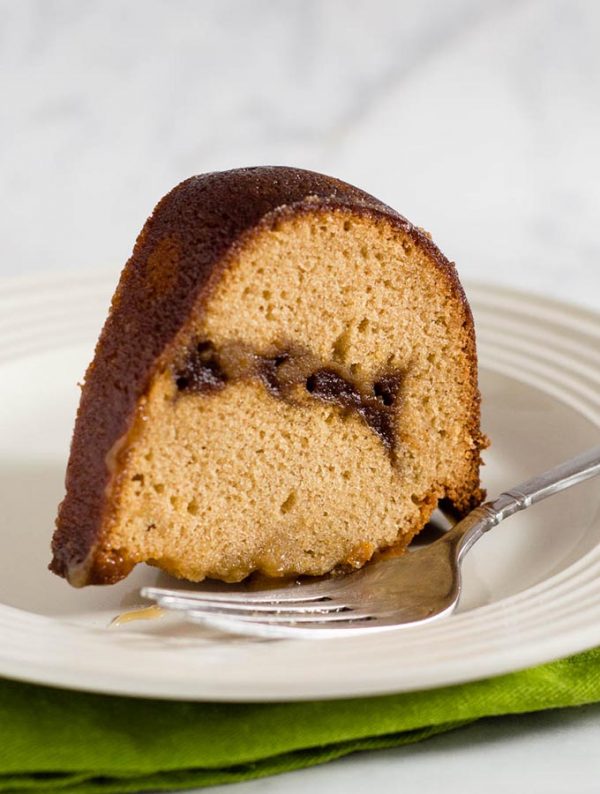 Apple Butter Pound Cake Recipe by The Redhead Baker