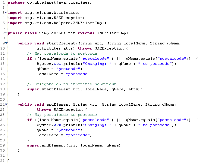 Hands on with Java XML filter pipelines • The Register
