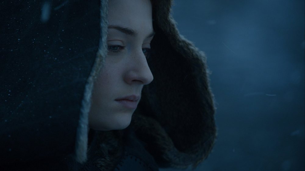 Sansa in 'The Dragon and the Wolf'