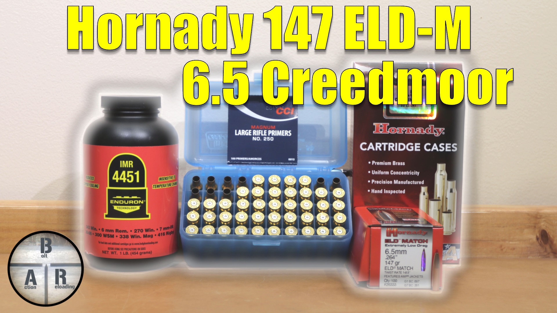 6.5 Creedmoor Hornady 147 gr ELDM with Hodgdon H4350 load development The Reloaders Network