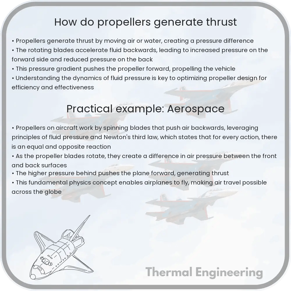 How Do Propellers Generate Thrust?