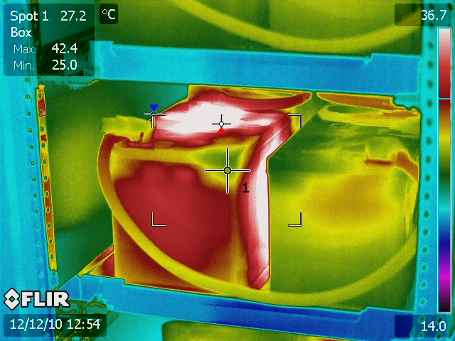 UPS fault cell under discharge 1 Ti Thermal Imaging LTD