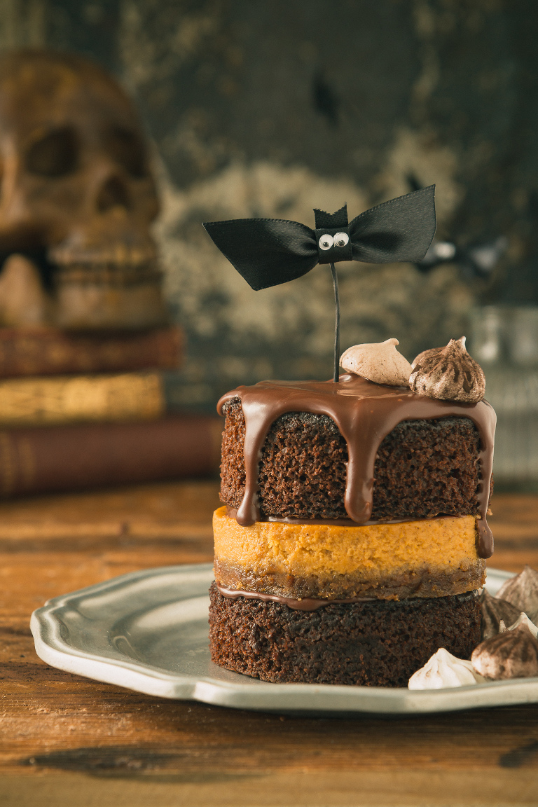 Chocolate and Pumpkin Pie Layer Cake THE ROAD TO HONEY