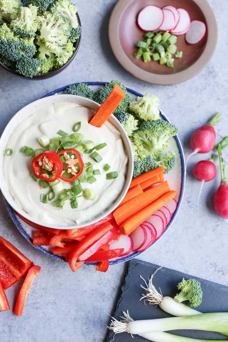 Paleo Sour Cream & Onion Dip The Roasted Root