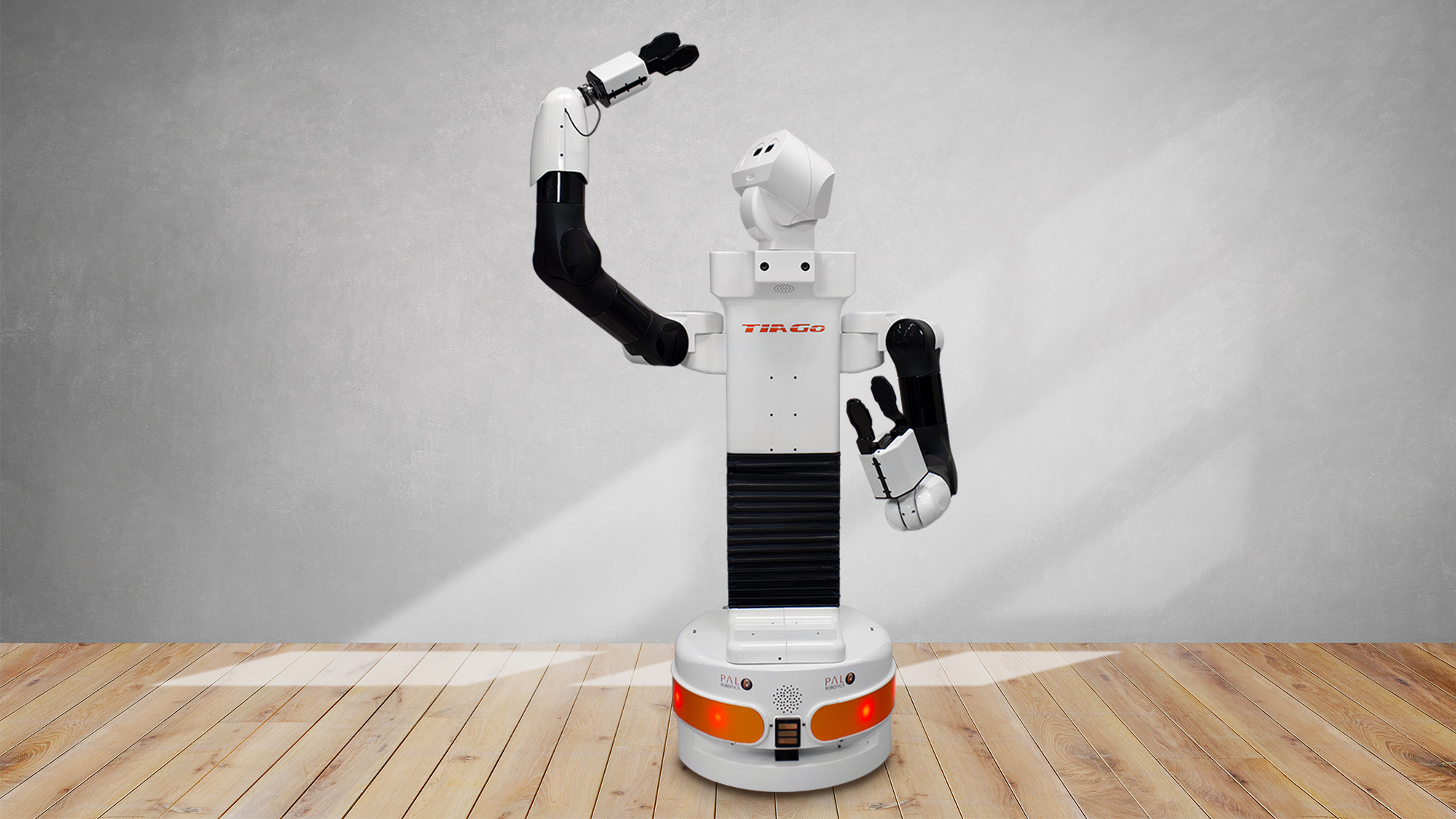 TIAGo++ robot from PAL Robotics ready for twoarmed tasks