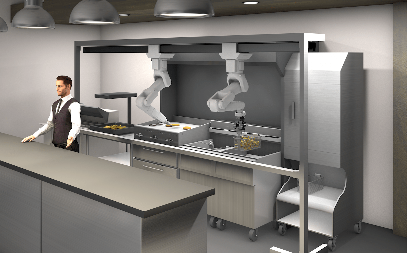 Miso Robotics puts Flippy on a rail for new kitchen concept