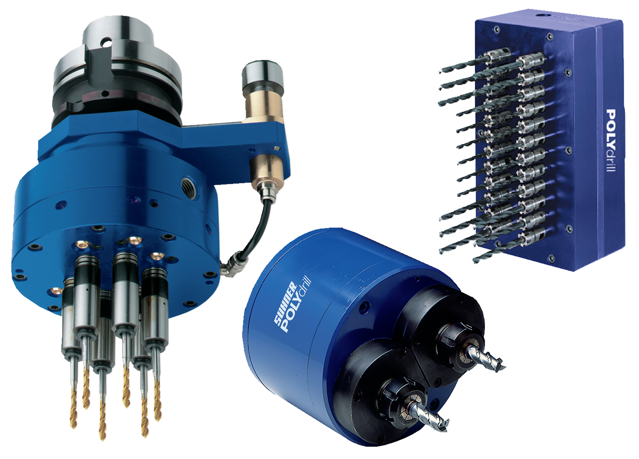 POLYDrill multispindle drills available from Suhner for multiple