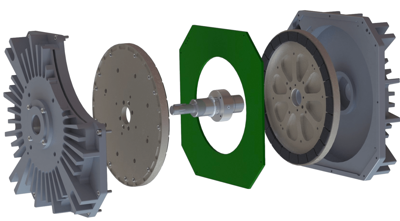 PCB stator tech integrated by ECM, Cone Drive into robotic joint actuators