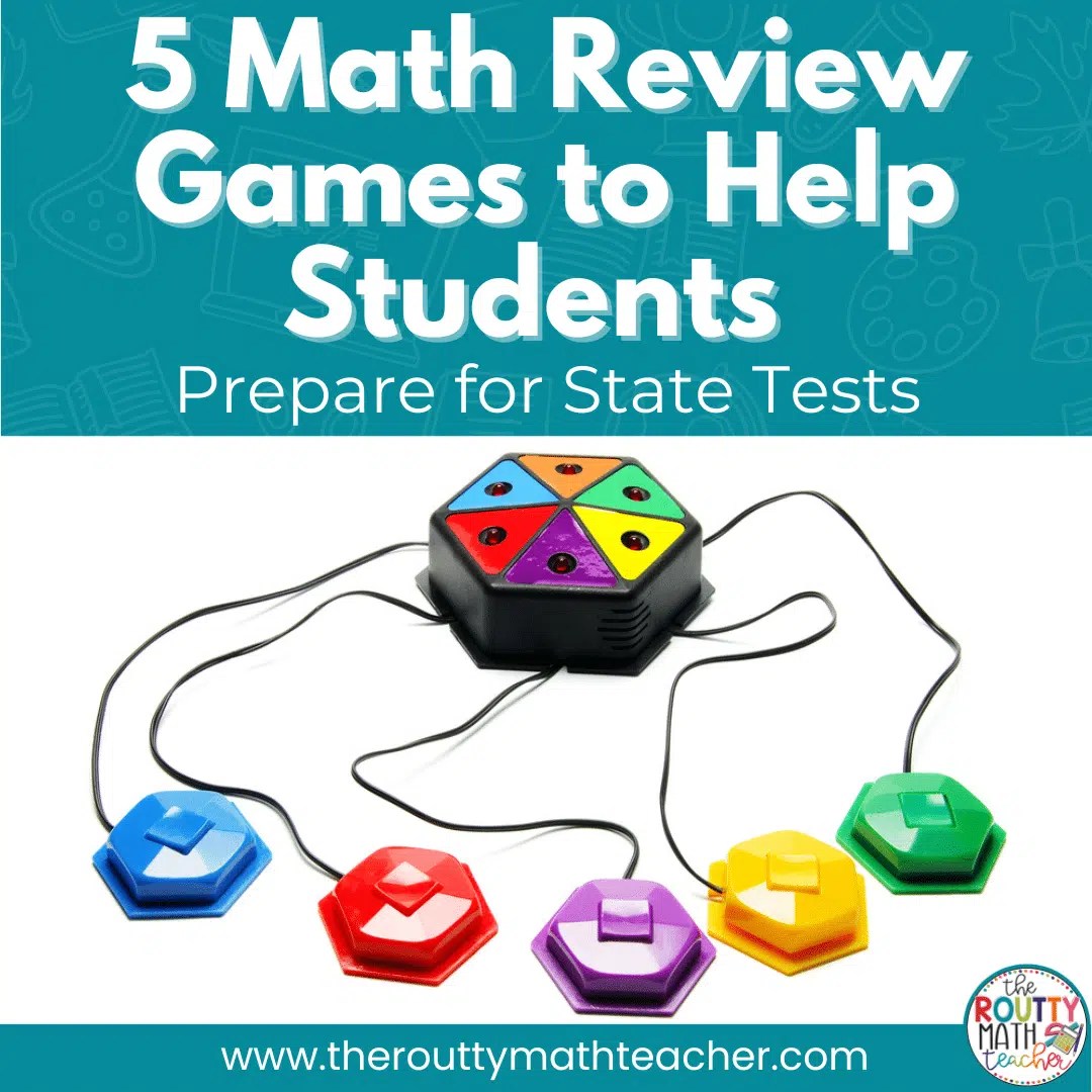 Math Review Games for State Tests The Routty Math Teacher