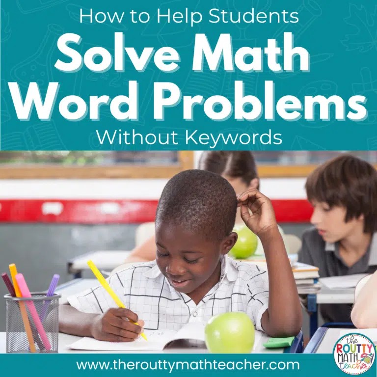 How to Help with Math Word Problems - The Routty Math Teacher