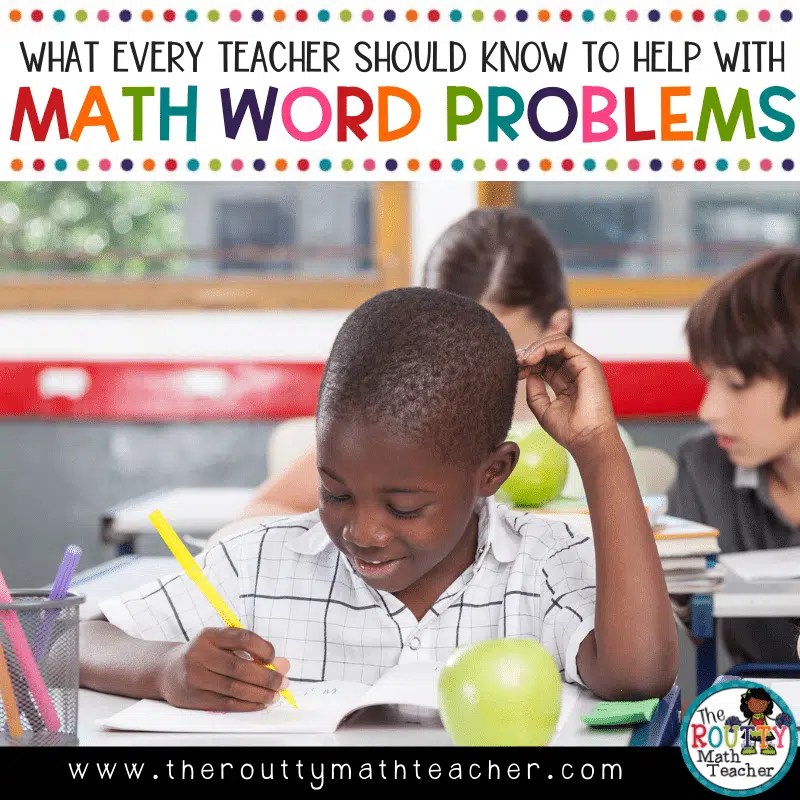 Strategies to Help with Math Word Problems The Routty Math Teacher