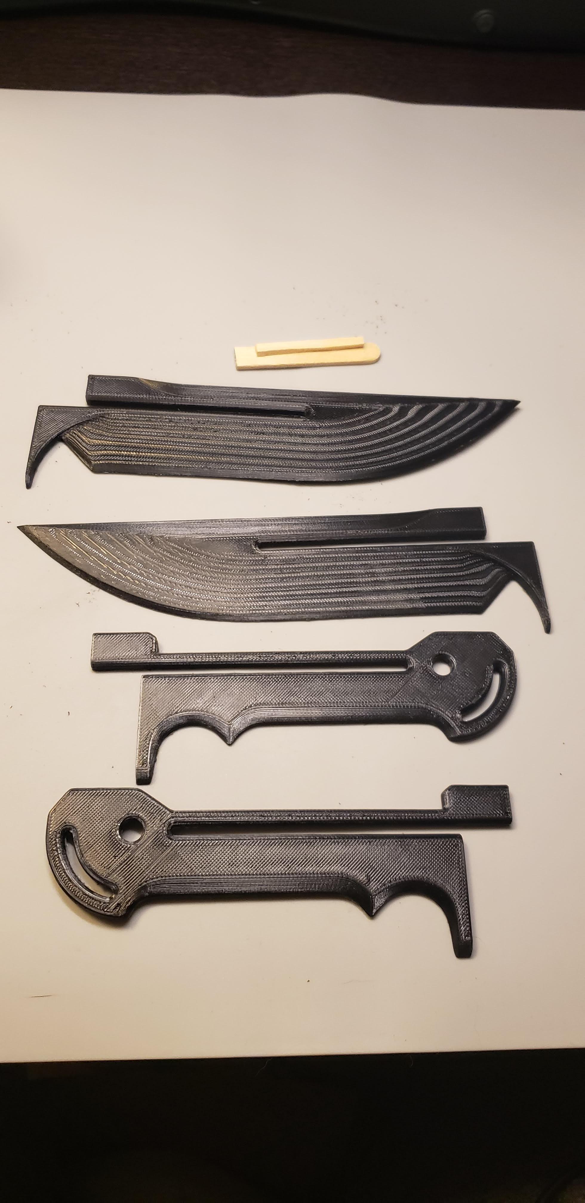 Combat/Throwing Knife from Cyberpunk 2077 RPF Costume and Prop Maker