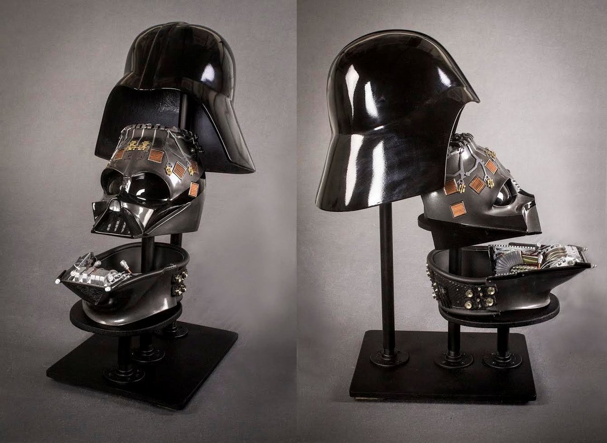 Darth Vader Black Series Helmet Stand (exploded Display