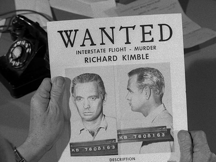 Limited Run The Fugitive NEW / IMPROVED 3X Richard Kimble Wanted