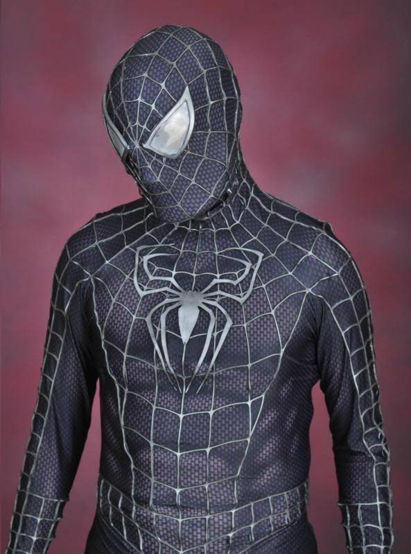 SpiderMan 3 Symbiote movie replica suit RPF Costume and Prop Maker