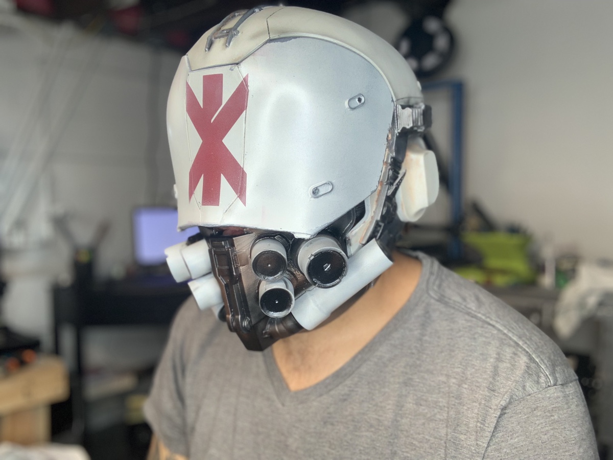 Cyberpunk 2077 Trauma Team Helmet RPF Costume and Prop Maker Community