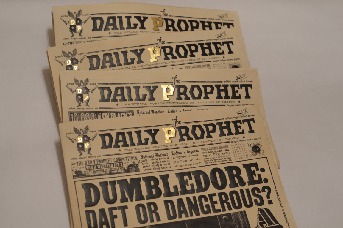 The Daily Prophet Harry Potter RPF Costume and Prop Maker Community