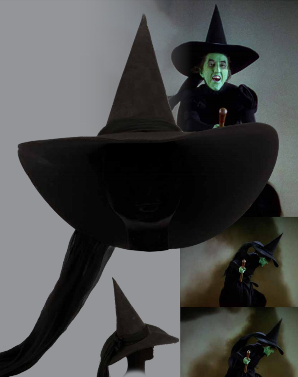 The Wizard of Oz Wicked witch of the west hat replica finished