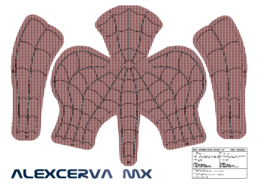 Spiderman Mask With Free Template  The Inspiration Edit