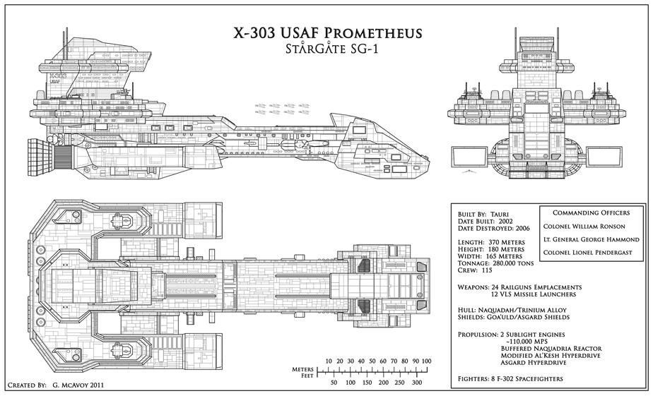 Stargate Daedalus Blueprints