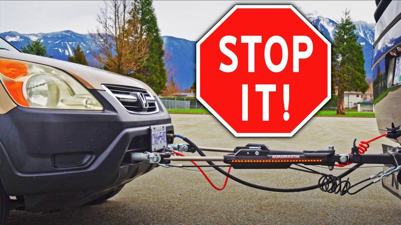 RV Towed Car Braking Roadmaster InvisiBrake Auxilliary Tow Brake