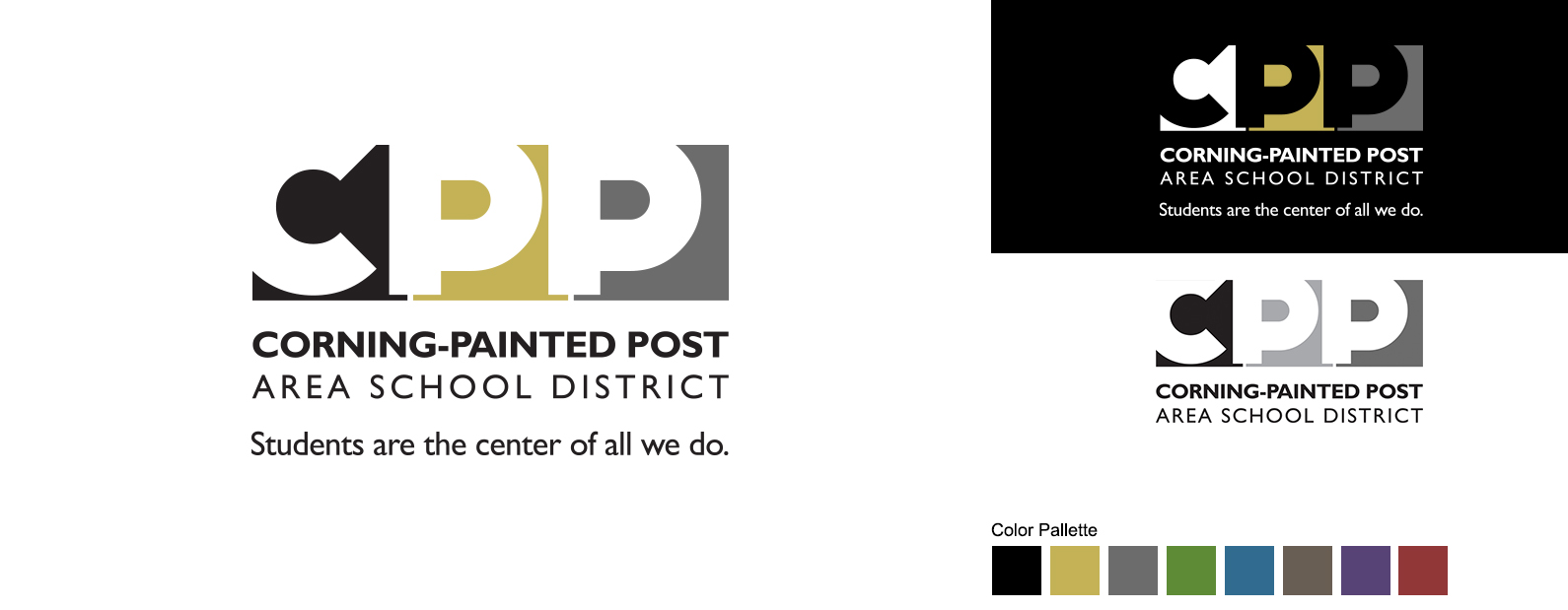 Corning Painted Post School District Logo
