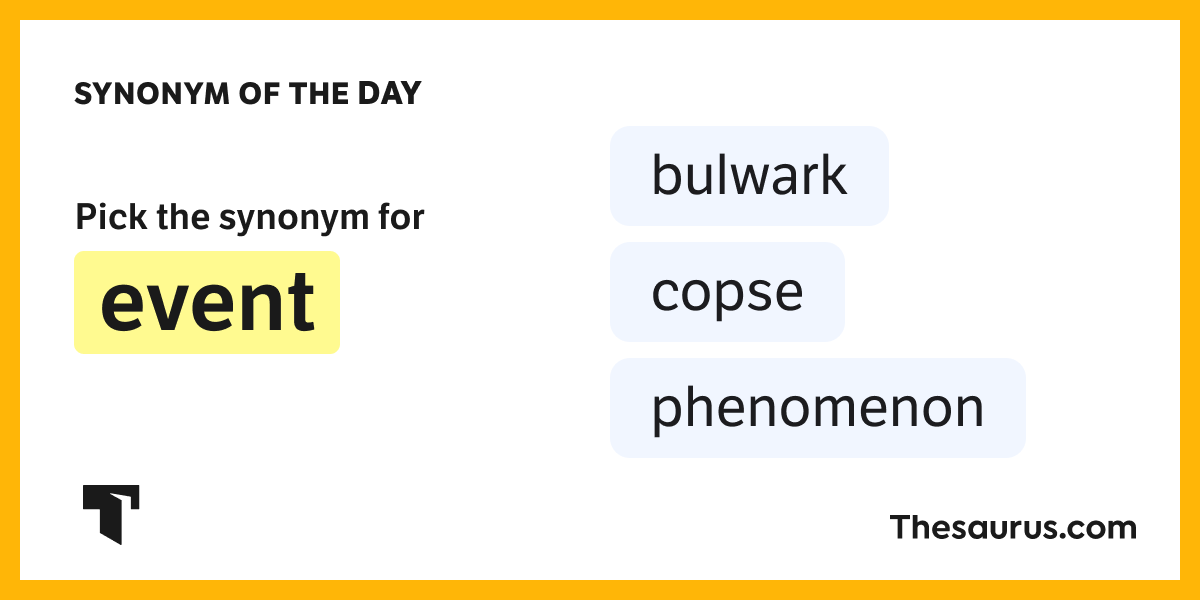 Synonym of the Day phenomenon