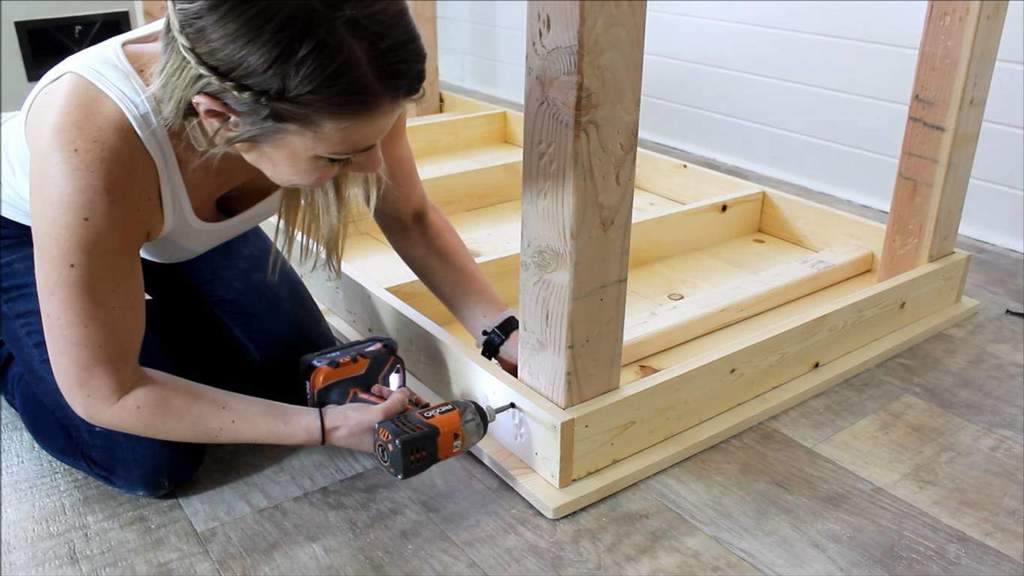 How to Build a Rustic Farmhouse Kitchen Table for Only 50