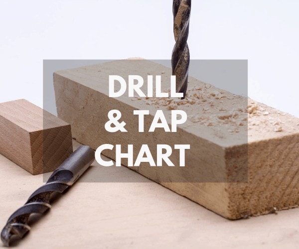 How to Use a Drill and Tap Chart The Saw Guy