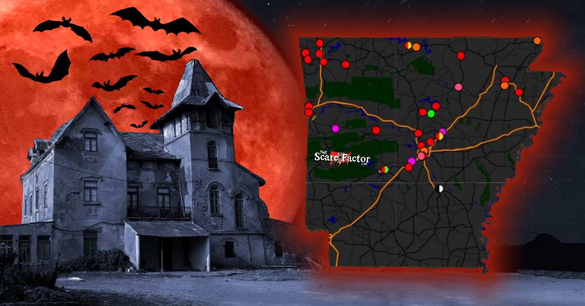 best haunted houses in arkansas Meda Acker