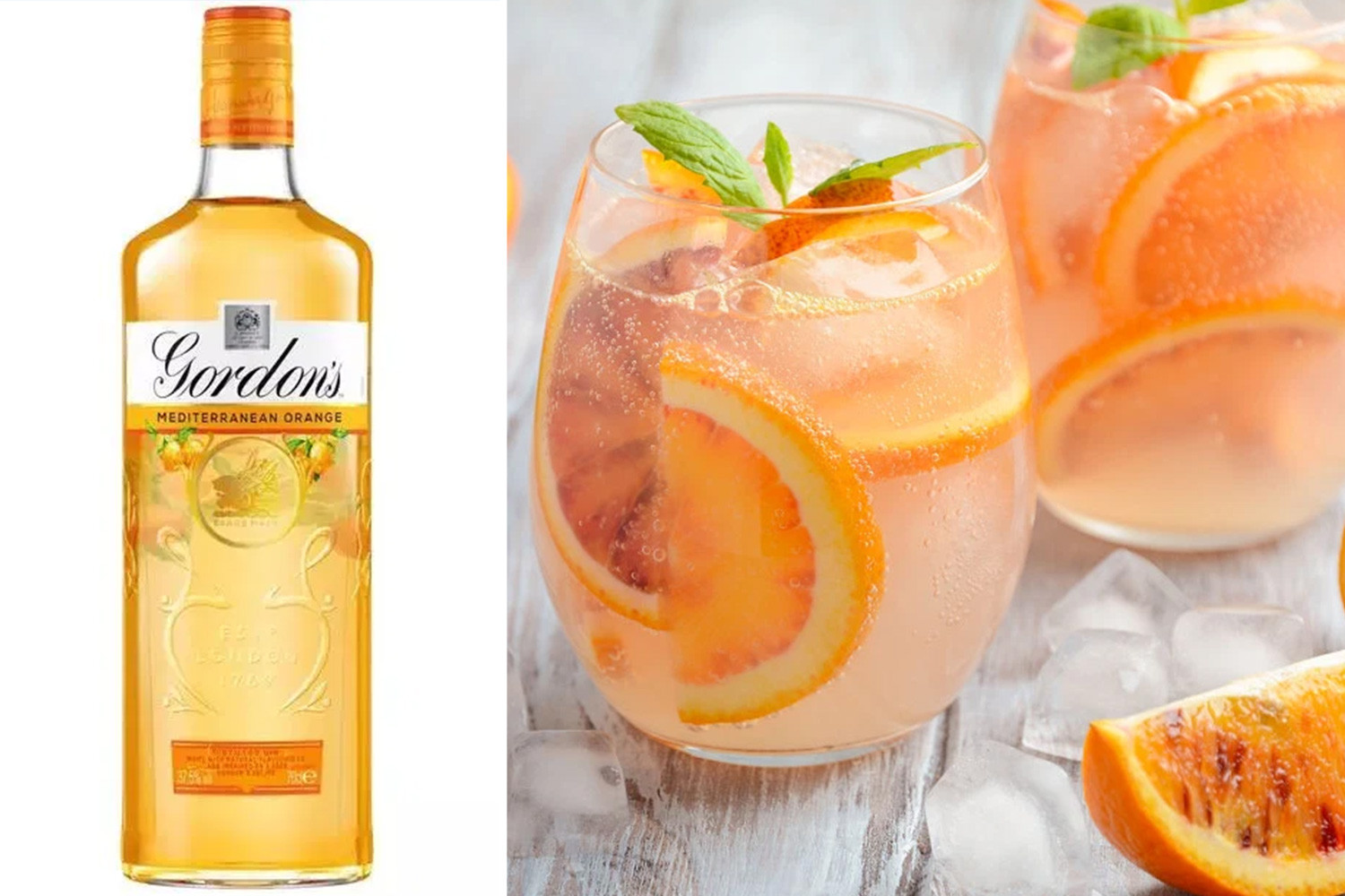 You can now buy a Gordon’s Mediterranean Orangeflavoured gin and it