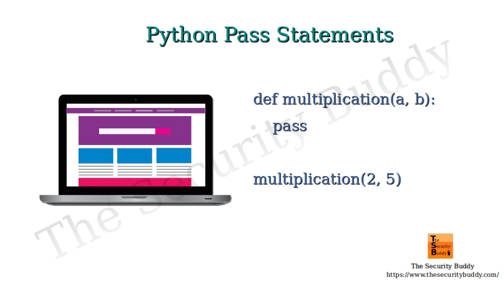 Python pass Statement The Security Buddy