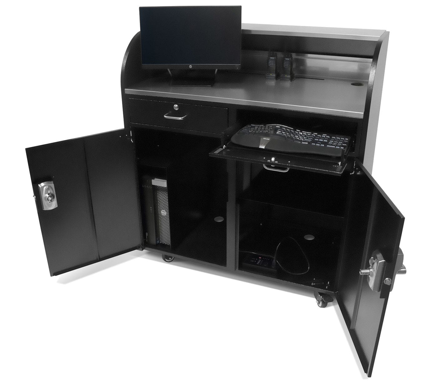 Portable Professional Security Desk The Security Station